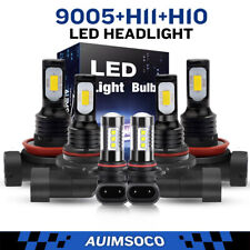 For 2015-2020 Ford F-150 LED Headlights Hi-Low Beam Fog Light Bulb 9005 H11 9145 picture
