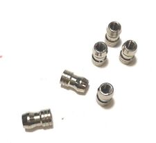 6 Pk Chrome Spark Plug Terminal Nuts For ATVs, Bikes, Cars, Motorcycles, Boats picture