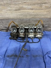 ((PULLED FROM RUNNING BIKE)) 1986 KAWASAKI ZG1200 ZG 1200 VOYAGER CARBURETOR SET picture
