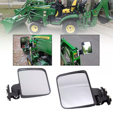 For Kubota BX B John Deere 1025R Crawler Magnetic Tractor Mirrors Pair 228LB picture