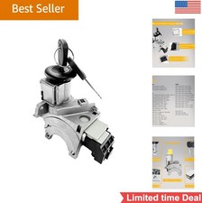 Ignition Starter Switch Lock Cylinder Housing Kit with Keys Metal Replacement picture