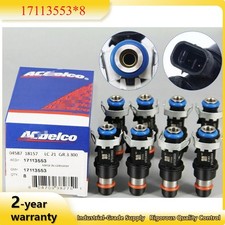 New 8Pcs Authentic OEM 17113553 Fuel Injectors For Chevy Silverado GMC picture
