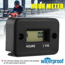 Small Waterproof Digital Hour Meter For Lawn Mower Generator Motorcycle ATV picture