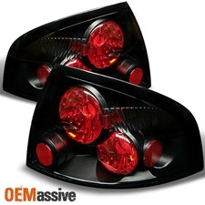 Fits 2000-2003 Sentra Sedan JDM Black Tail Brake Lights Lamps Pair Left+Right picture