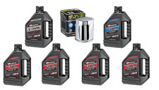 Maxima 3 Hole Synthetic 20W50 Oil Change Kit For Harley Twin Cam 99-17 HF171C picture
