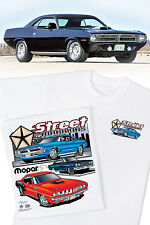 Mopar Street Warriors T-Shirt - HS #039 Plymouth Hemi 'Cuda GTX 67 68 69 70 71  picture