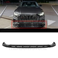 For Audi SQ8 Q8 S-line MK1 Facelift 24-26 GT Style Glossy Black Front Bumper Lip picture