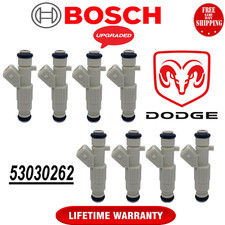 HP+TORQUE UPGRADE OEM BOSCH x8 4hole 24LB Fuel Injectors for 92-95 DODGE 5.2 5.9 picture