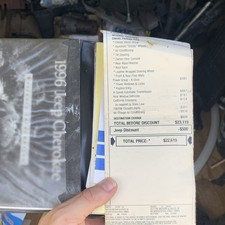 1996 Jeep Cherokee Original Sales Brochure And Information Folder picture