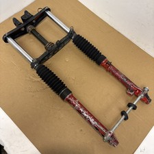 1986-1990 Yamaha BW80 BW 80 Front End Forks Triple Trees Clamps Shocks Pair Set picture