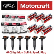 6 Sets GENUINE DG549 Motorcraft Ignition Coil & Spark Plug For Ford F150 3.5L US picture