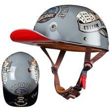 DOT Open Face Motorcycle Half Helmet for Chopper Cruiser Street Moped Cap Jet picture