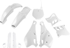 UFO Body Kit Replacement White YAKIT295F Yamaha YZ125 YZ250 1993-1995 Front picture