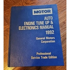 Motor Autotune Up Electronic Manual 1989-1992 General Motors Prof Service... picture
