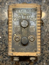 Antique New York Coil Co Master Vibrator Model FX Brass Era Auto Ignition 1910s picture