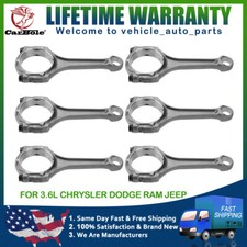 Connecting Rod 3.6L For Dodge Chrysler Jeep RAM 2011-2021 NEW Press Fit SET of 6 picture