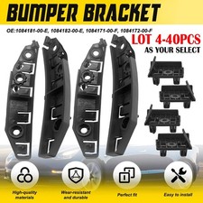 4-40X Front Mount Bumper Bracket LH & RH Side For 2017-2020 Tesla Model 3 4-Door picture