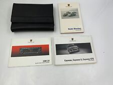 2008 Porsche Cayenne, S, Cayenne GTS Owners Manual Set with Case OEM K02B28026 picture