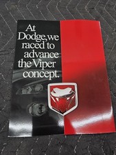 1999 Dodge Viper GTSR GTS R Concept Auto Show Sales Brochure Literature picture