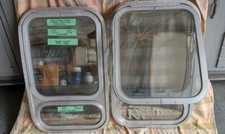 Vtg. AIRSTREAM TRAILER double stack combo DOUBLE Pane arched WINDOW pn 372110 picture