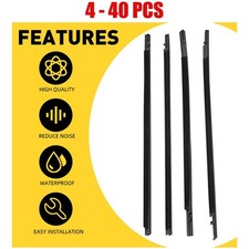 4-40X Moulding Window Weatherstrip Seal TrimBelt 2016-2021 Fit Honda  Civic L&R picture