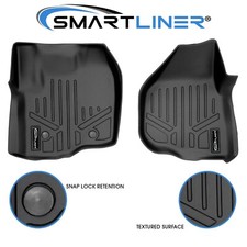 SMARTLINER Floor Mats 1st Row Liner 2012-2016 F-250 F-350 F-450 F-550 Super Duty picture