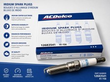 Set Of 4 Genuine GM ACDelco Iridium Spark Plugs 41-156 12683541 New picture