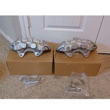 2Pcs Disc Front Brake Caliper with 6 Piston for 2009-2015 Cadillac CTS V8 6.2L picture
