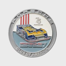 Handmade Porsche Rennsport Reunion 7 Badge Club Of America Classic Motorsport picture
