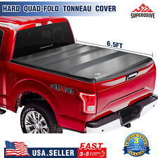 Hard Quad-Fold Tonneau Cover For 2009-2022 Dodge Ram 1500 2500 3500 6.5 Ft Bed picture