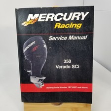 2009 Mercury Racing 90-8M8023781 350 Verado SCI Outboard Factory Service Manual picture