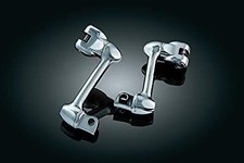 Kuryakyn 4in Adjustable Lockable Offsets With Male Mount Adapter Chrome 4557 picture