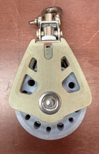 Lewmar 80mm Double Block Sailboat Pulley Used 1/2” Line picture