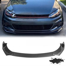 Carbon Fiber Look Front Bumper Lip For Volkswagen Golf MK7 MK7.5 MK6 GTI GTD R picture