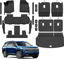 Floor Mats for 2024-2026 Traverse / Acadia 7-Seat Full Set Cargo 2nd 3rd Row picture