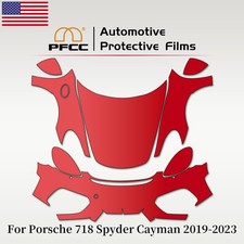 PRO For Porsche 718 Spyder 2019-2023 PreCut Paint Protection Film Clear PPF TPU picture