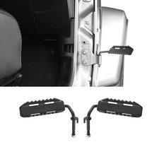 Pair Exterior Door Front Foot Peg Rest Pedal For 2018-2026 Jeep Wrangler JL picture
