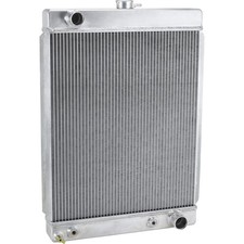 Universal Aluminum Radiator - 27 Inch Tall, Passenger Side Outlet picture
