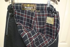 BARBOUR-- A8 INTERNATIONAL MOTORCYCLE  PANTS--MADE IN UK- ONE CREST  LABEL - W34 picture