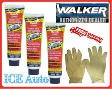 Yale Muffler Cement 3  6 ounce tubes Exhaust Putty Walker 6 oz 35956 W/Gloves picture