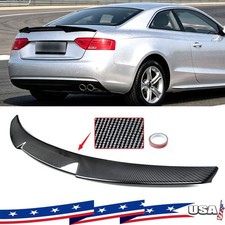 M4 Style Rear Spoiler Wing For Audi A5 B8 B8.5 2Dr Coupe 2008-2016 Carbon Color picture