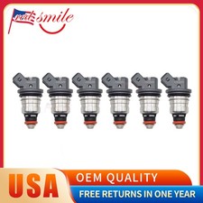 NEW Set of 6 Fuel Injectors 4573062 For 1993-1997 Chrysler Dodge Eagle 3.5L V6 picture