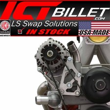 LS Truck Passenger Alternator Relocation Bracket w/ Turnbuckle Tensioner picture