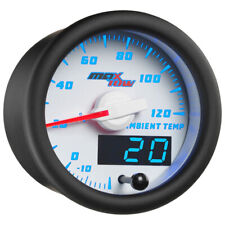 52mm White & Blue MaxTow Double Vision Ambient Outside Air Temperature Gauge picture