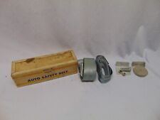 Vintage All State Quick Release Auto Safety Belt #6431 Gray USA in box hardware picture