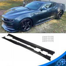 For 2016-23 Chevy Camaro RS SS 6th Side Skirts Extension Rocker Panels ZL1 Style picture