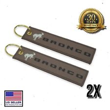 2x Bronco Keychain for Ford Bronco, Brown picture