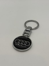 NEW - Custom Metal Black Audi Car Keychain Key Ring Fob Accessory Gift - US picture