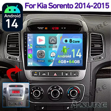 8 Core Apple CarPlay For Kia Sorento 2014-15 Android 14 Stereo +4G LTE Radio 64G picture