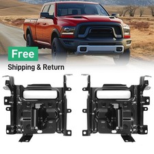 Left Driver & Right Passenger Front Bumper Brackets For Dodge Ram 1500 2013-2023 picture
